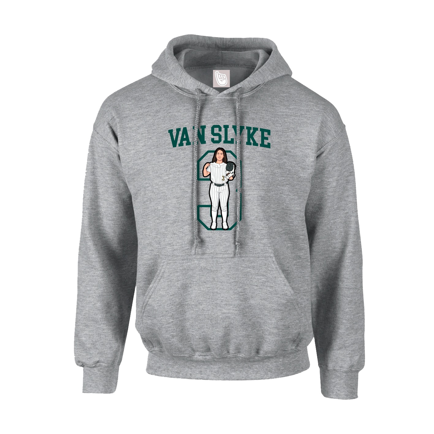 Hoodie — Shirsey in Grey