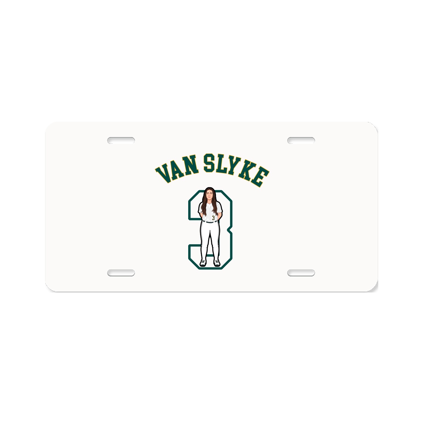 License Plate — Shirsey Arch in Classic