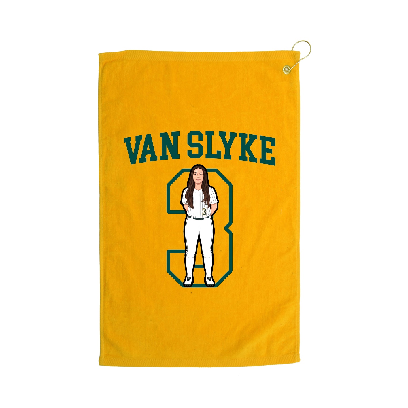 Golf Towel — Shirsey in Gold