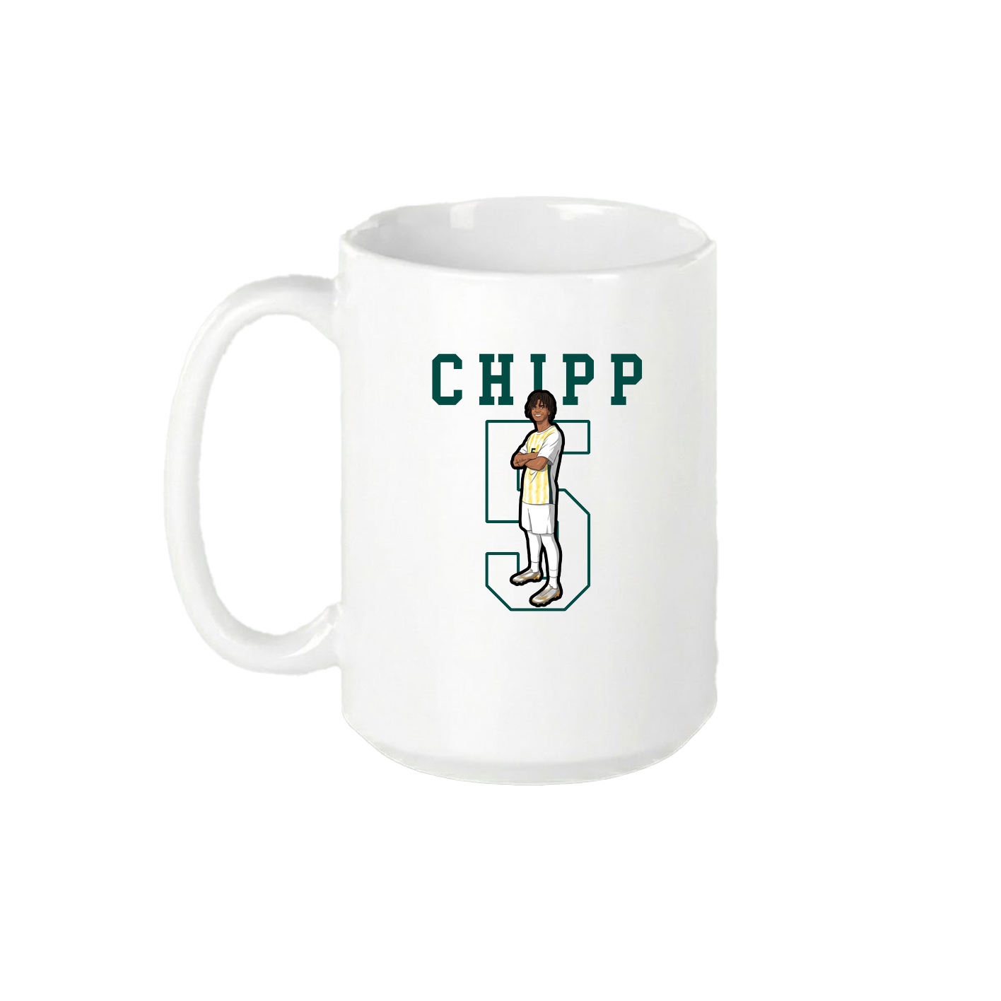 15oz Coffee Mug — Shirsey in White