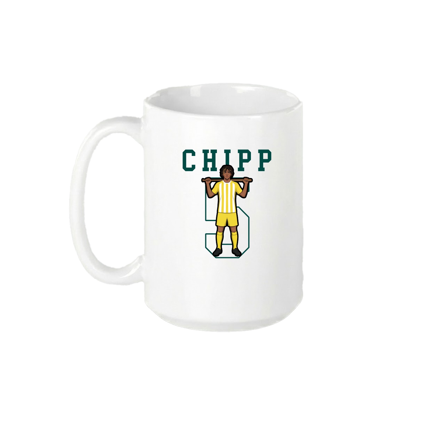 15oz Coffee Mug — Shirsey in White