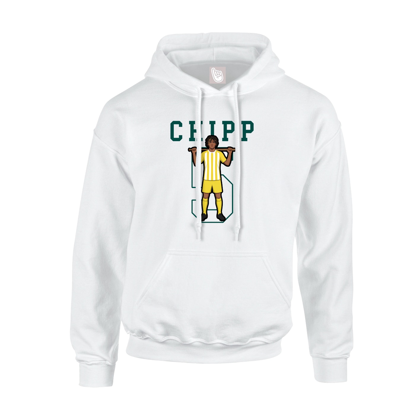 Hoodie — Shirsey in White
