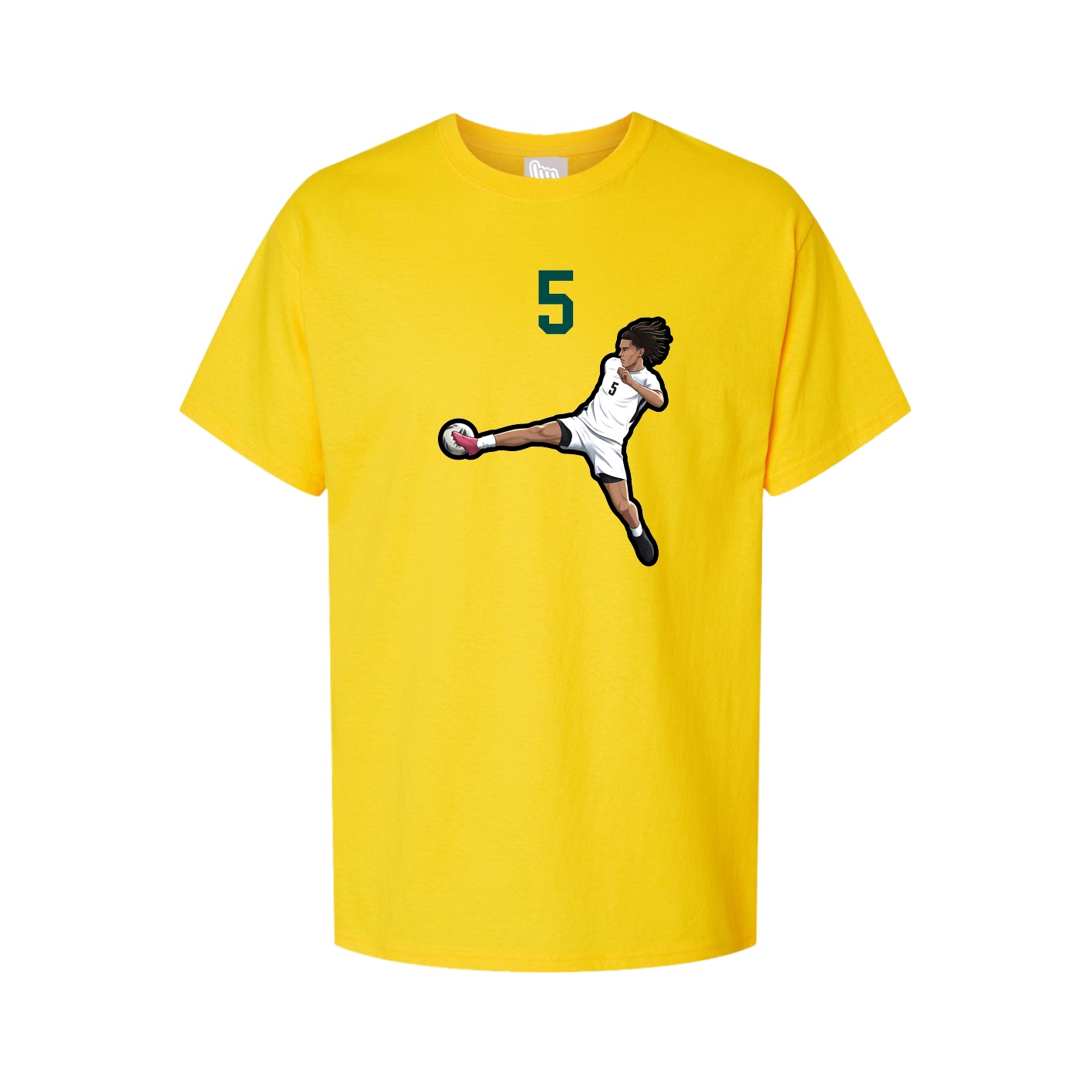 Tee — Number Top in Gold