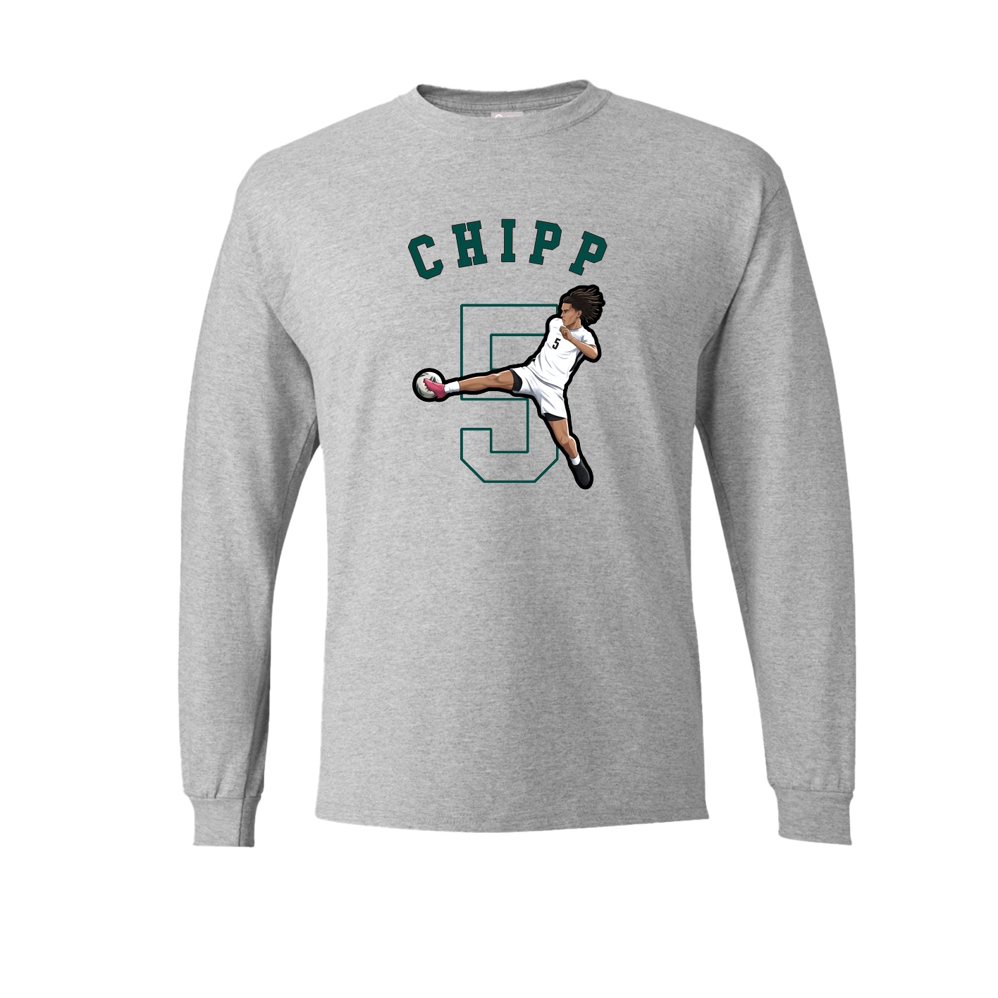 Long Sleeve Tee — Shirsey Arch in Grey