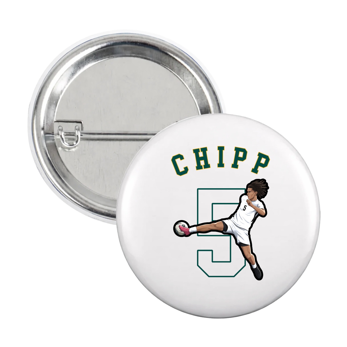 Game Day Button — Shirsey Arch in White