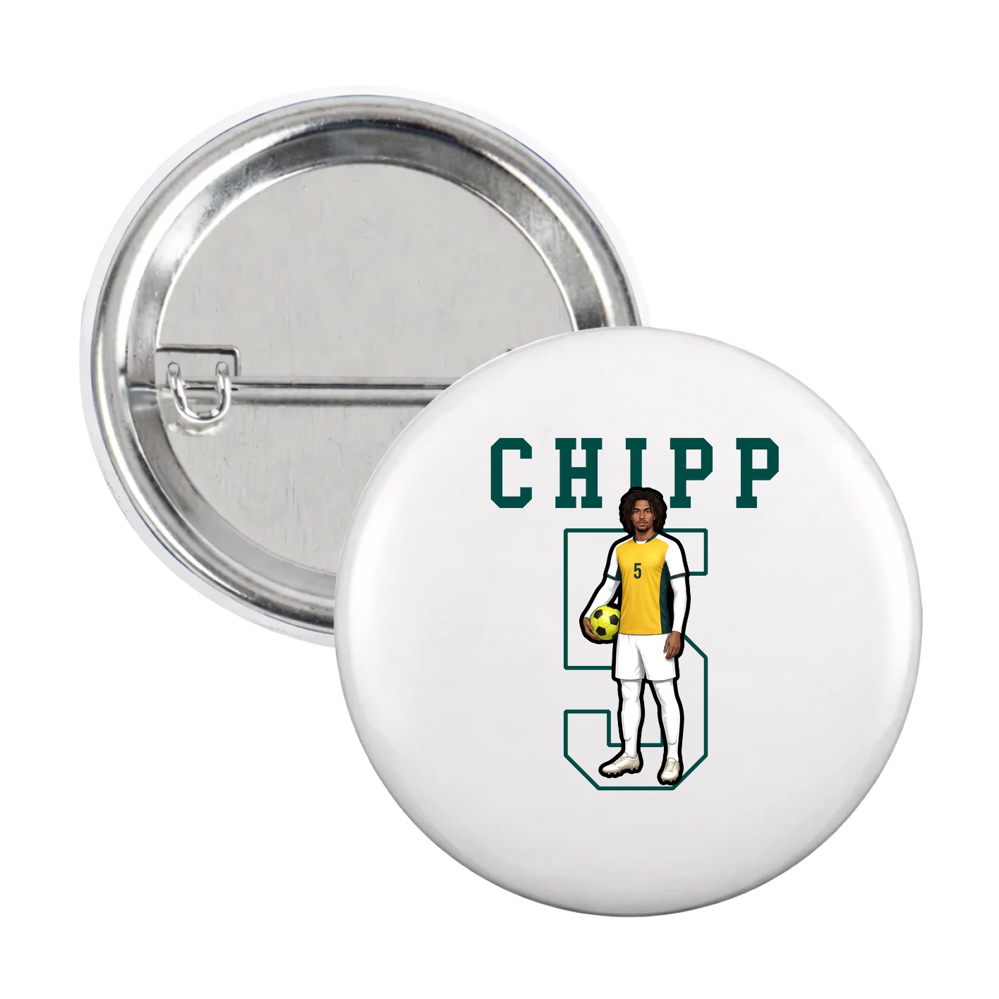 Game Day Button — Shirsey in White