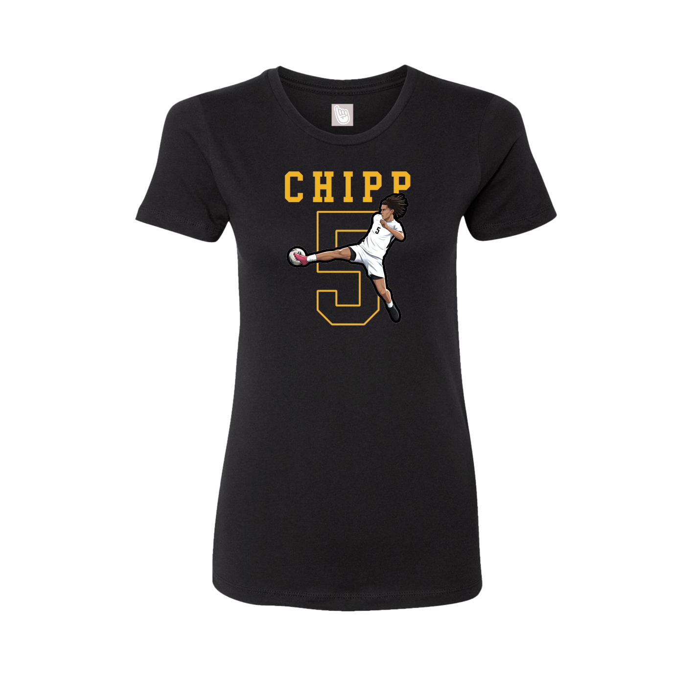 Fitted Women's Tee — Shirsey in Black
