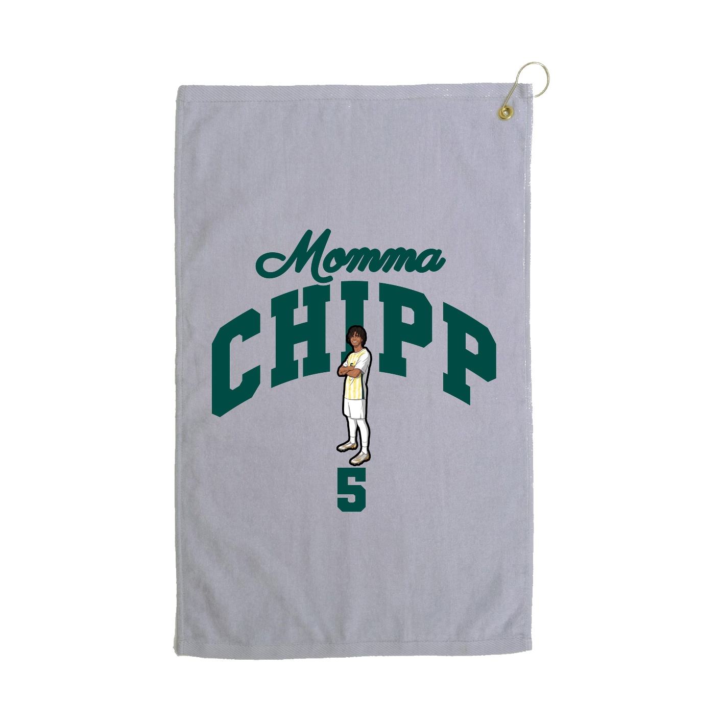 Golf Towel — Mothers Day Arch in Grey