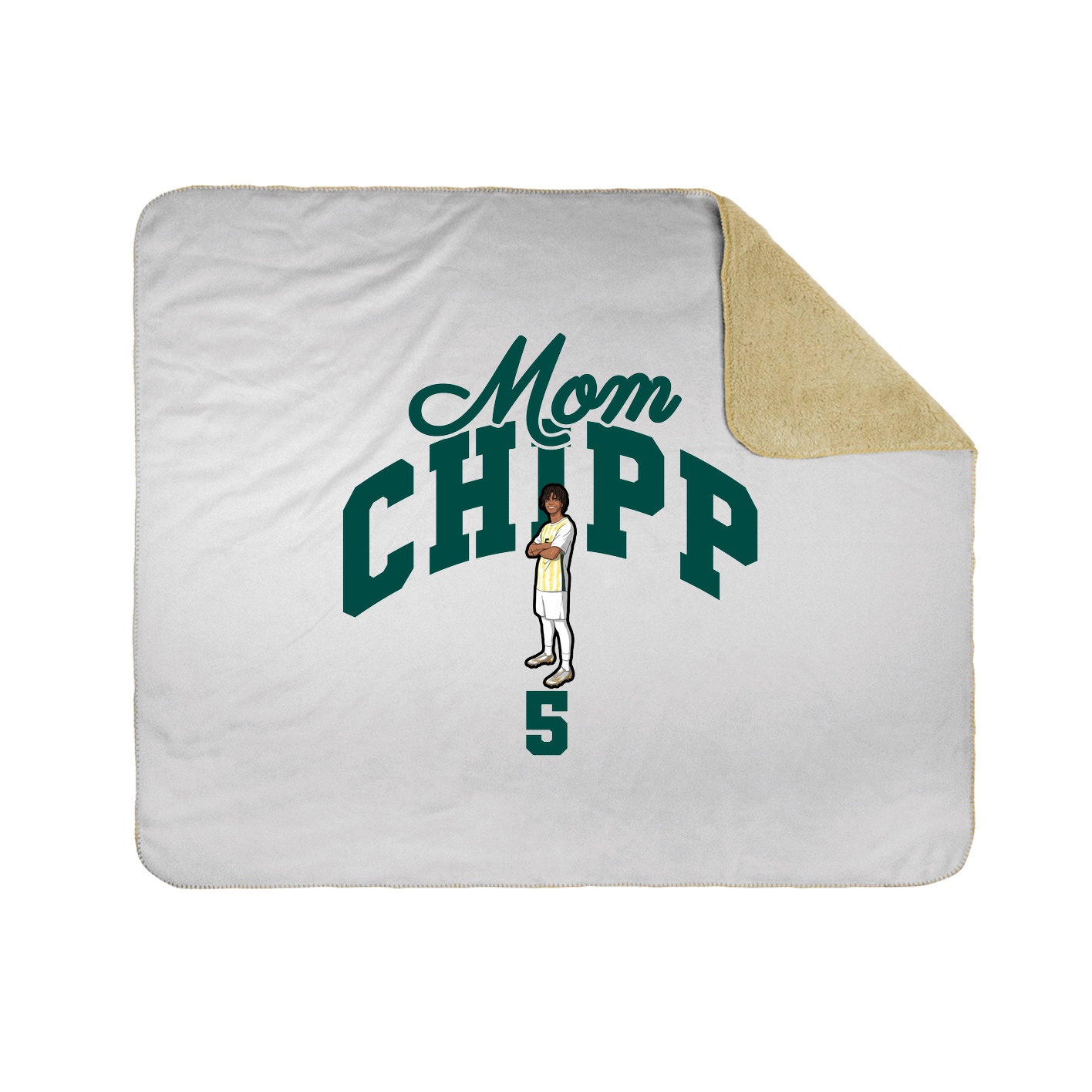 Throw Blanket — Mothers Day Arch in White
