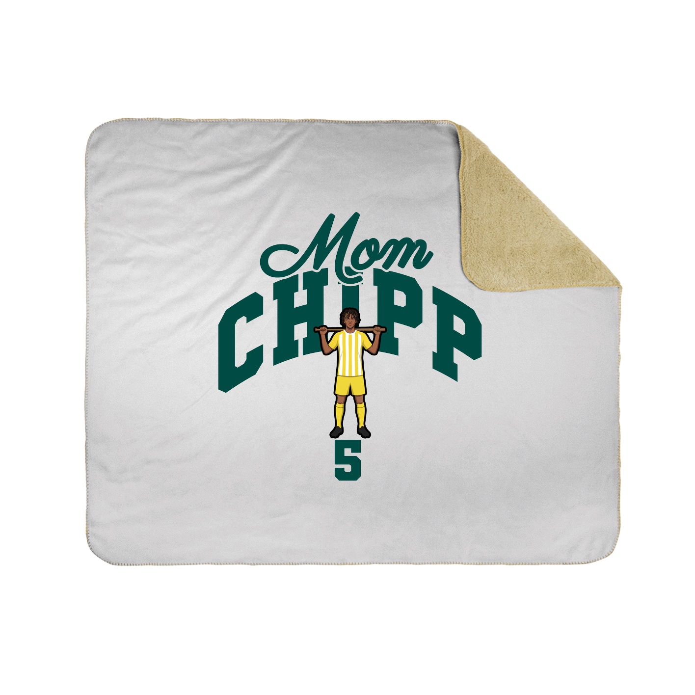 Throw Blanket — Mothers Day Arch in White