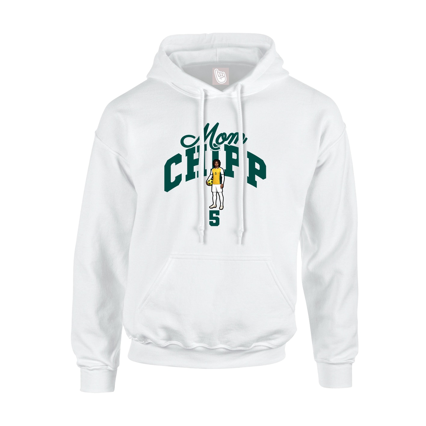 Youth Hoodie — Mothers Day Arch in White