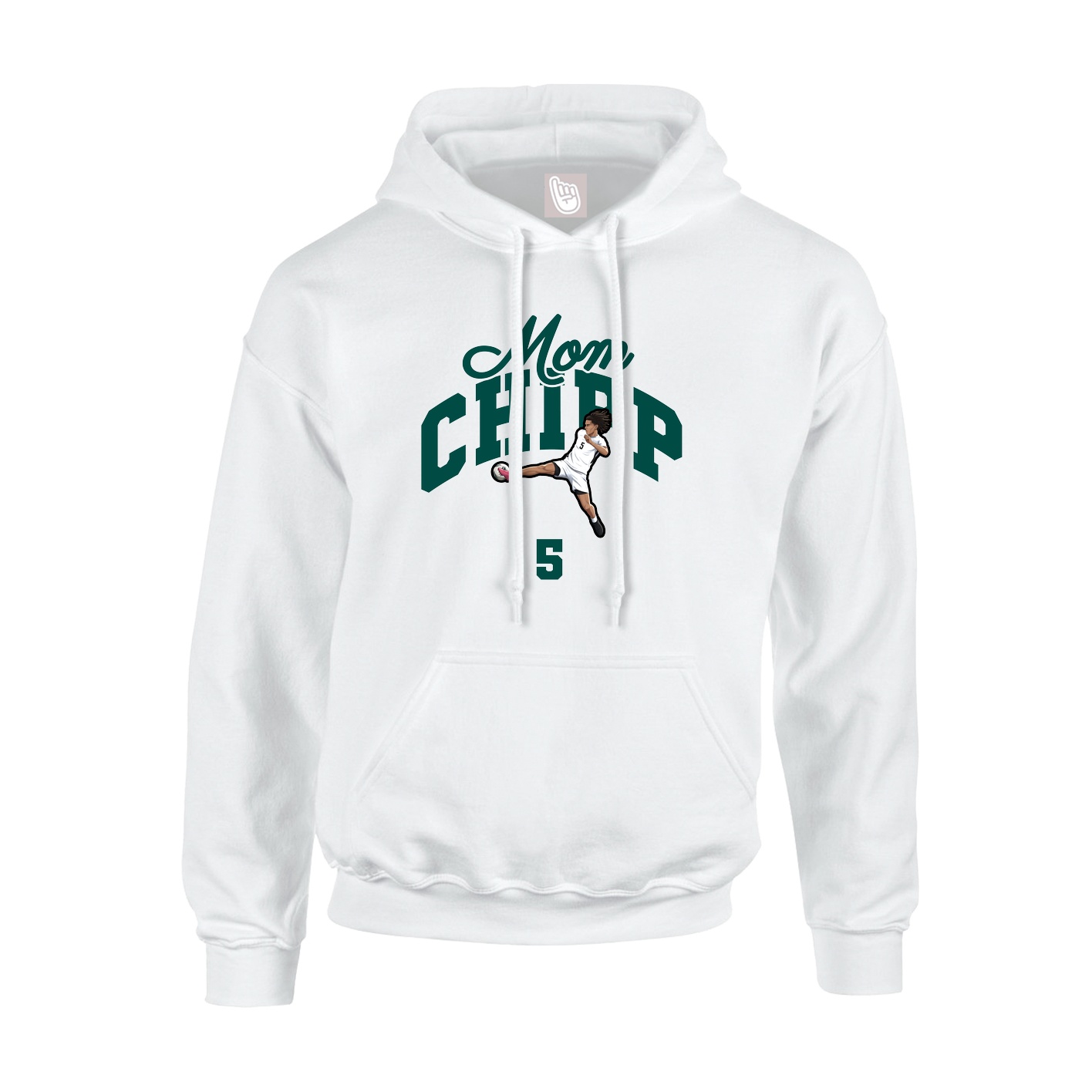 Hoodie — Mothers Day Arch in White