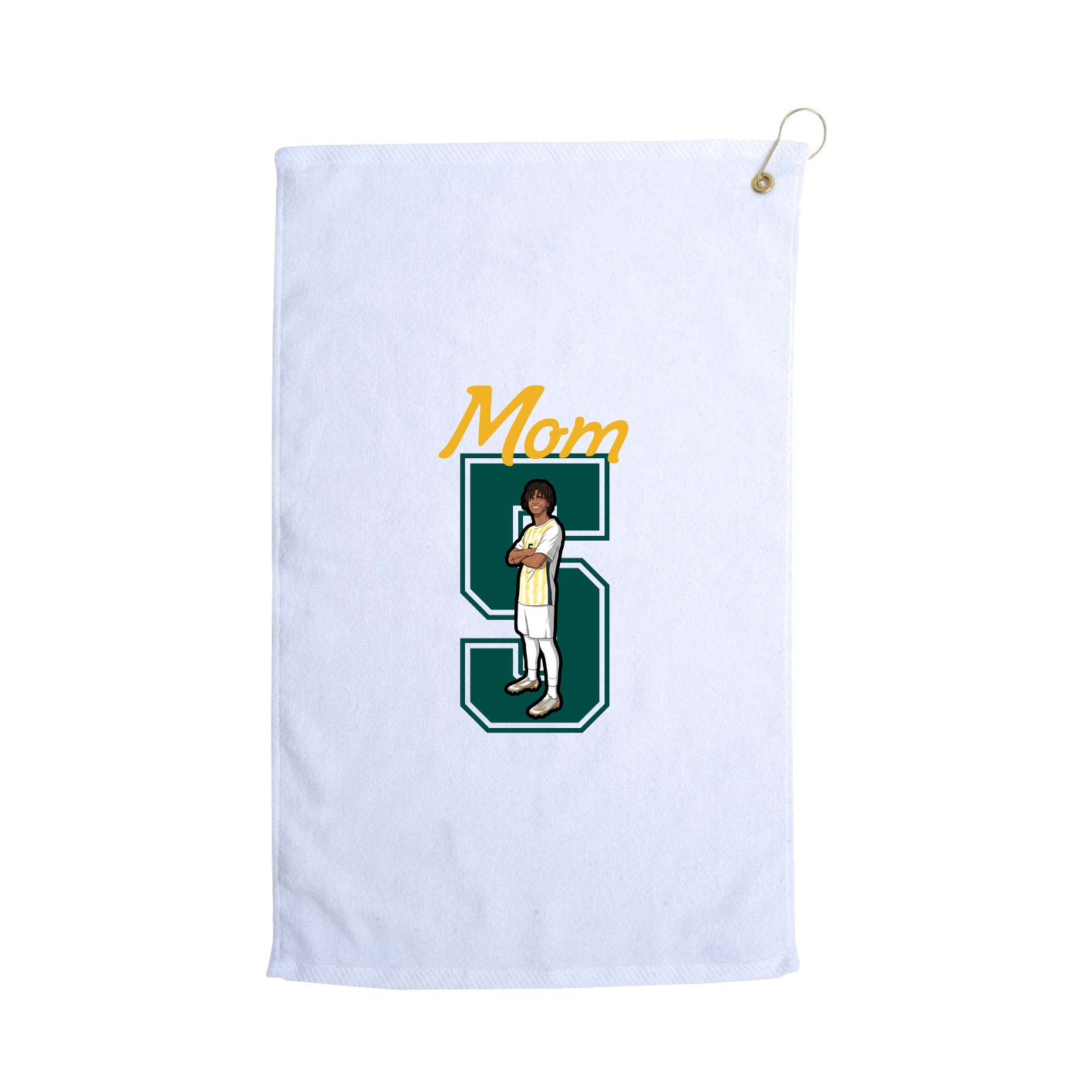 Golf Towel — Mothers Day Shirsey in White