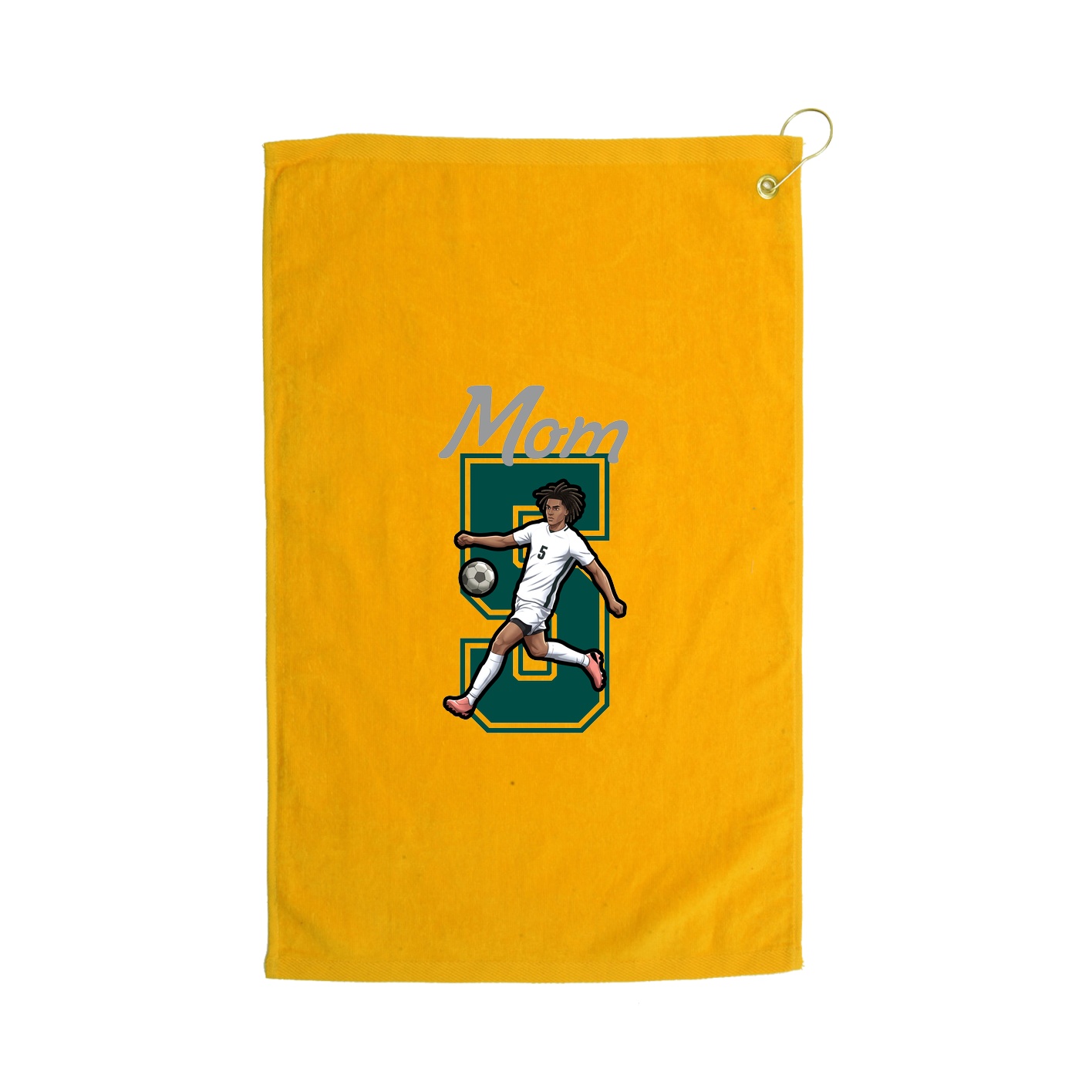 Golf Towel — Mothers Day Shirsey in Gold
