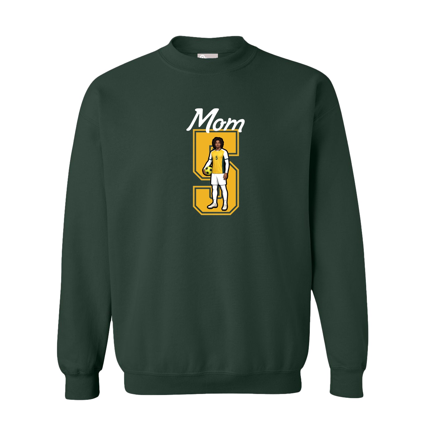 Fleece Crew — Mothers Day Shirsey in Green