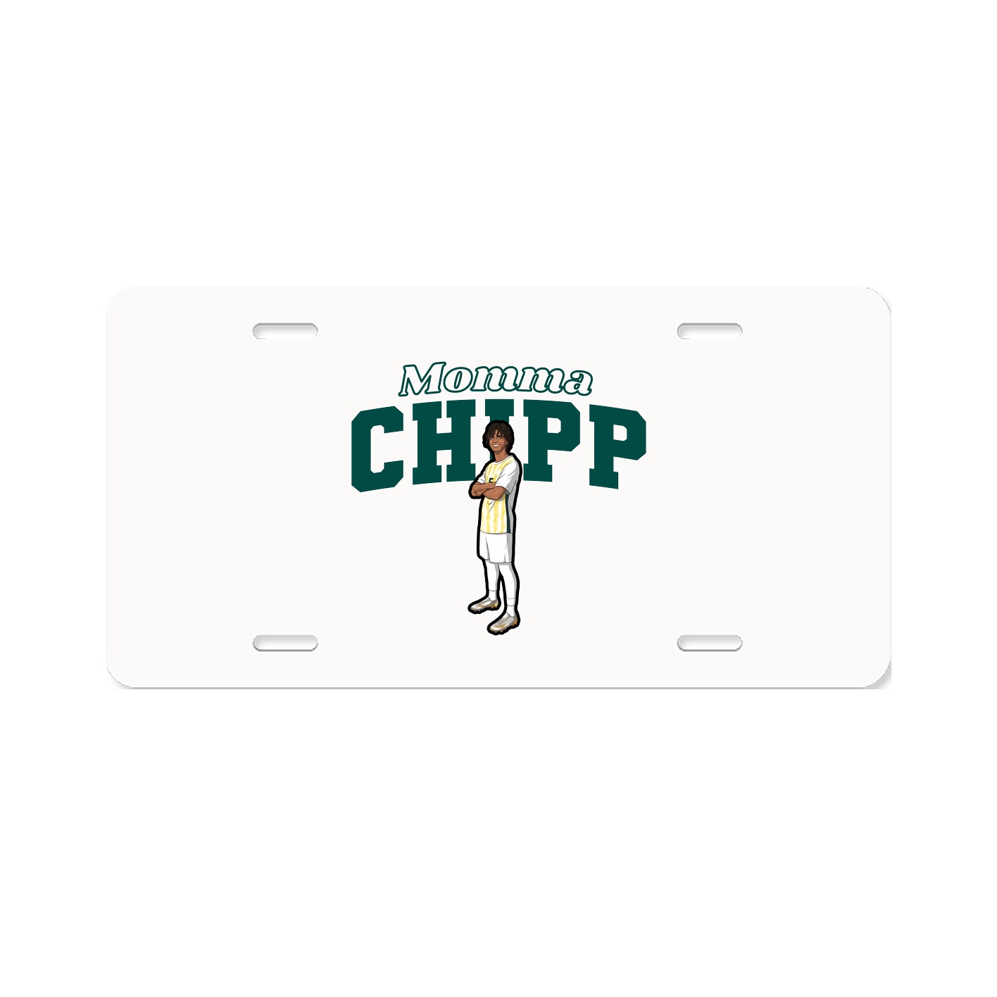 License Plate — Mothers Day Block in Classic