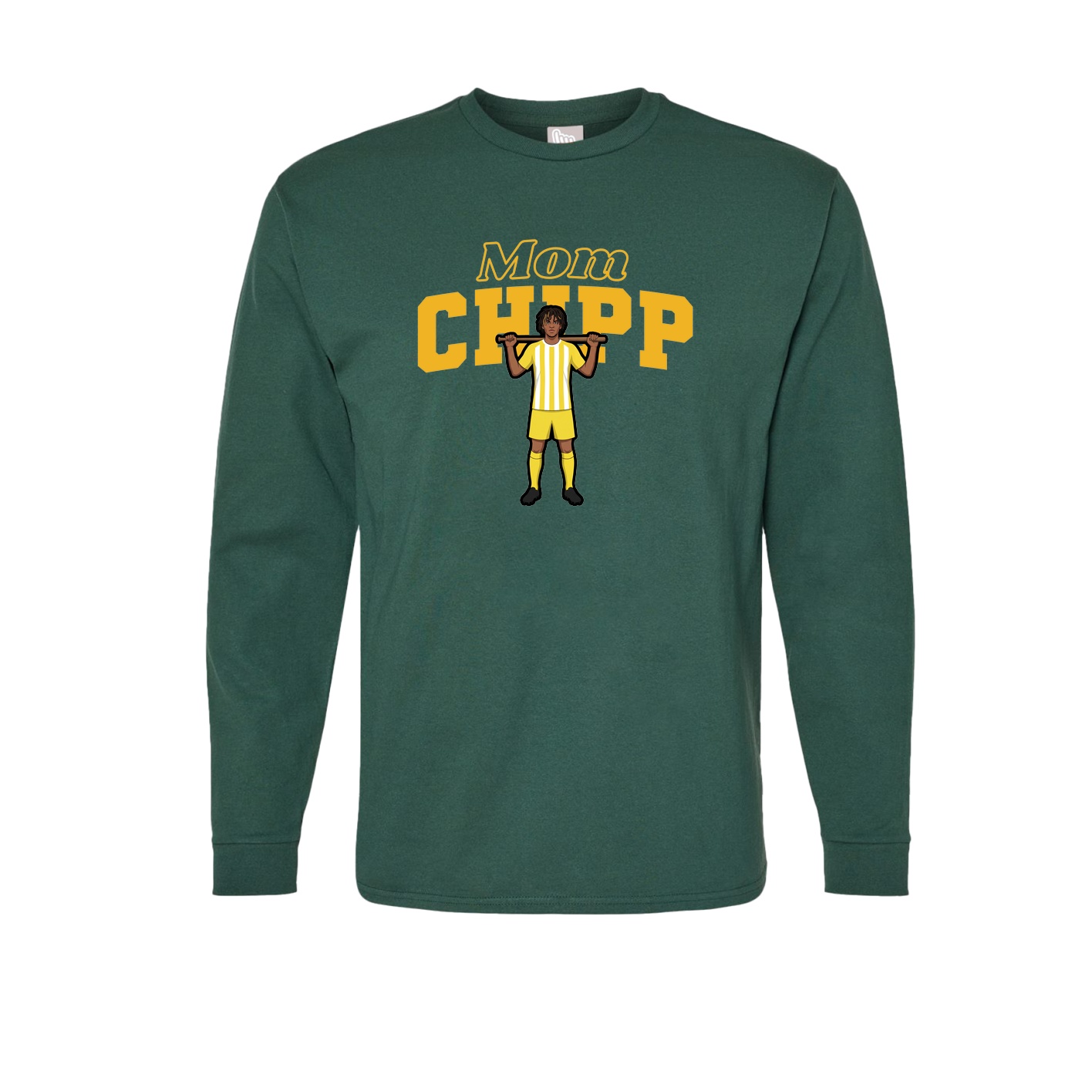 Long Sleeve Tee — Mothers Day Block in Green