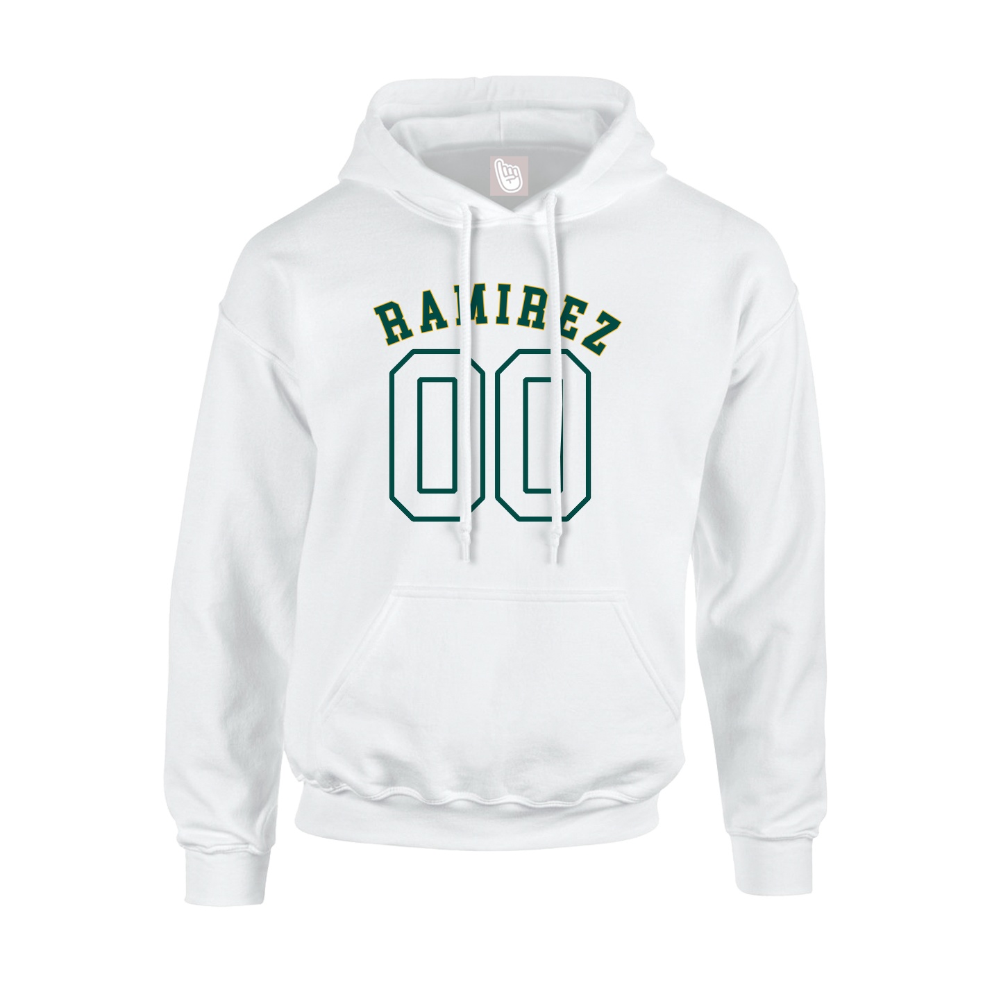Hoodie — Shirsey Arch in White