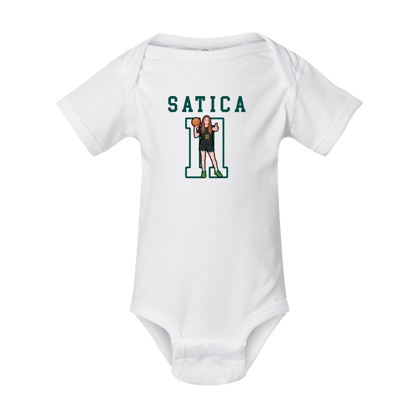 Baby Onesie — Shirsey in White