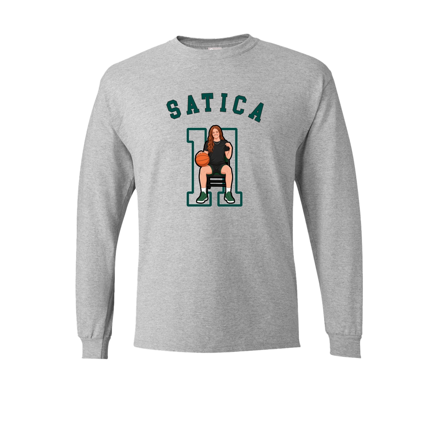 Long Sleeve Tee — Shirsey Arch in Grey