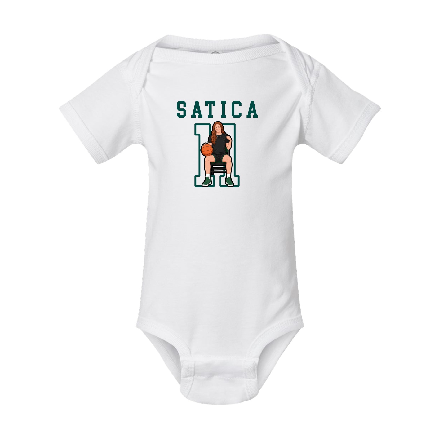 Baby Onesie — Shirsey in White