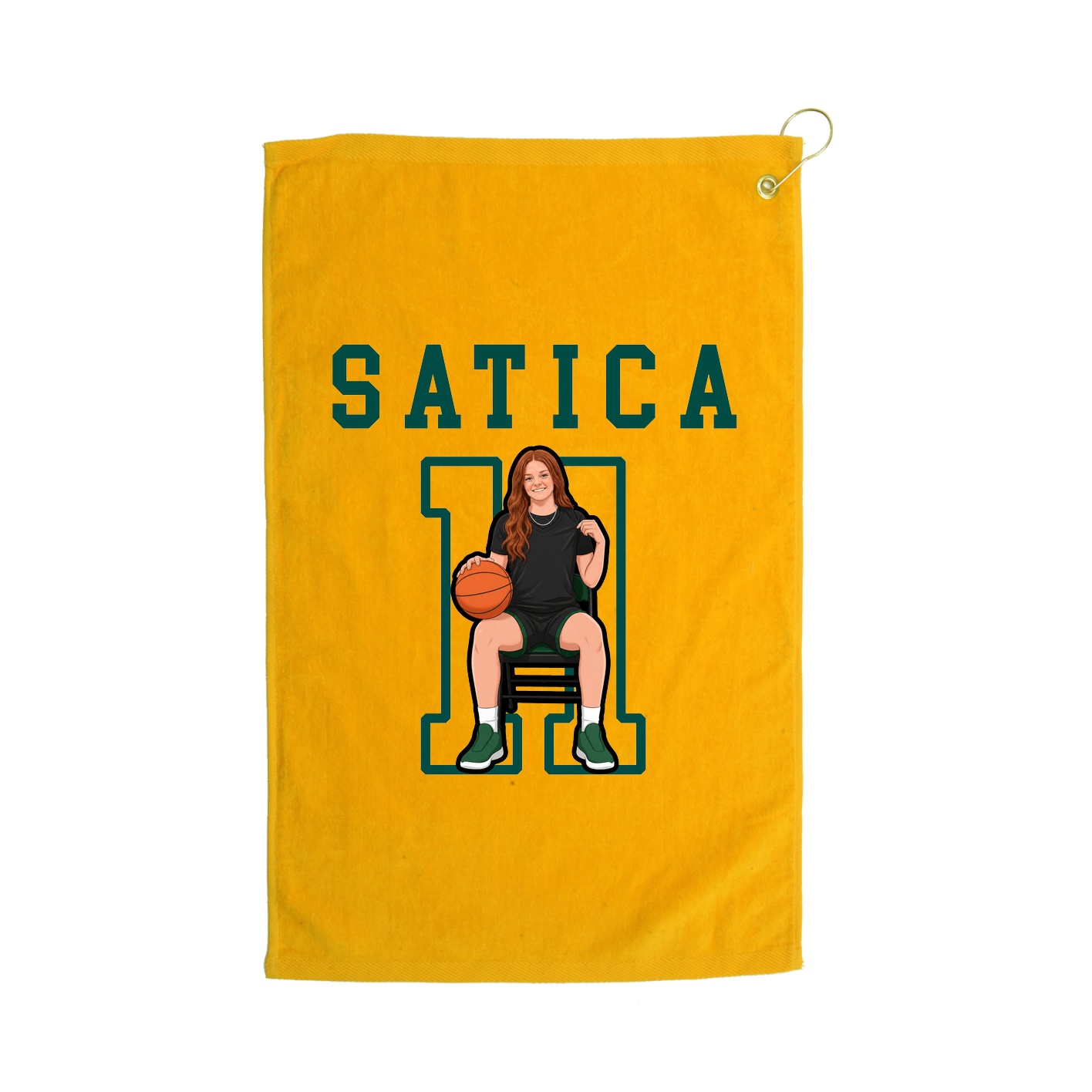 Golf Towel — Shirsey in Gold