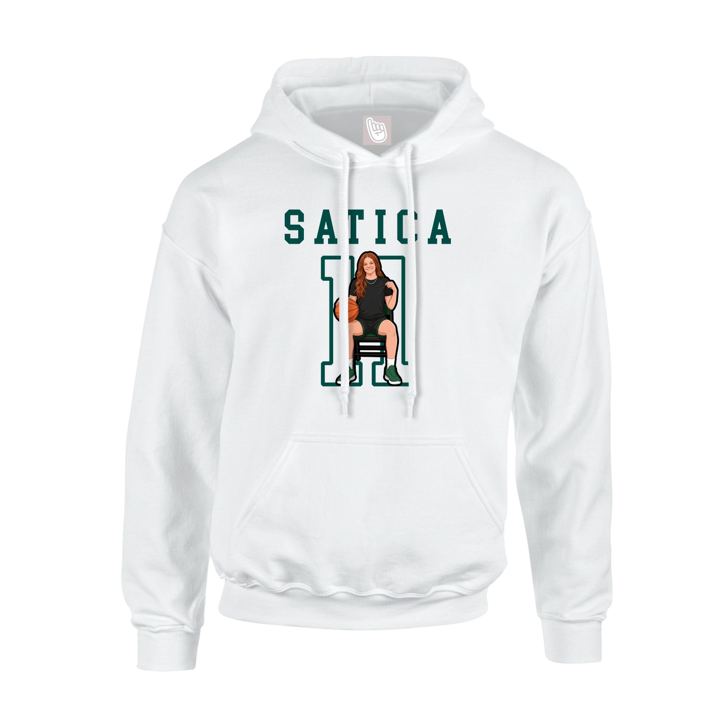 Youth Hoodie — Shirsey in White