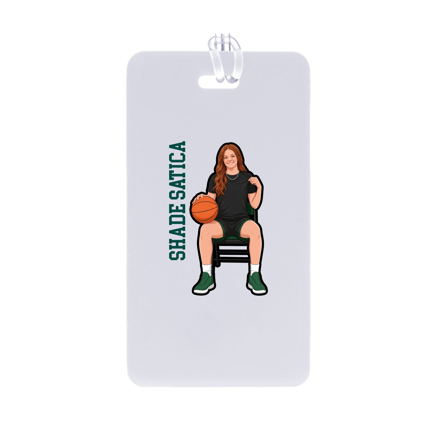 Bag Tag — Name Vertical in Classic
