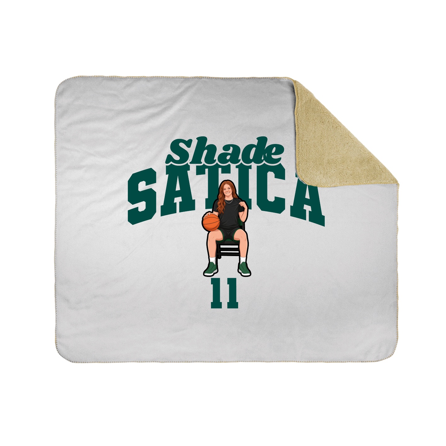Throw Blanket — Signature Arch in White