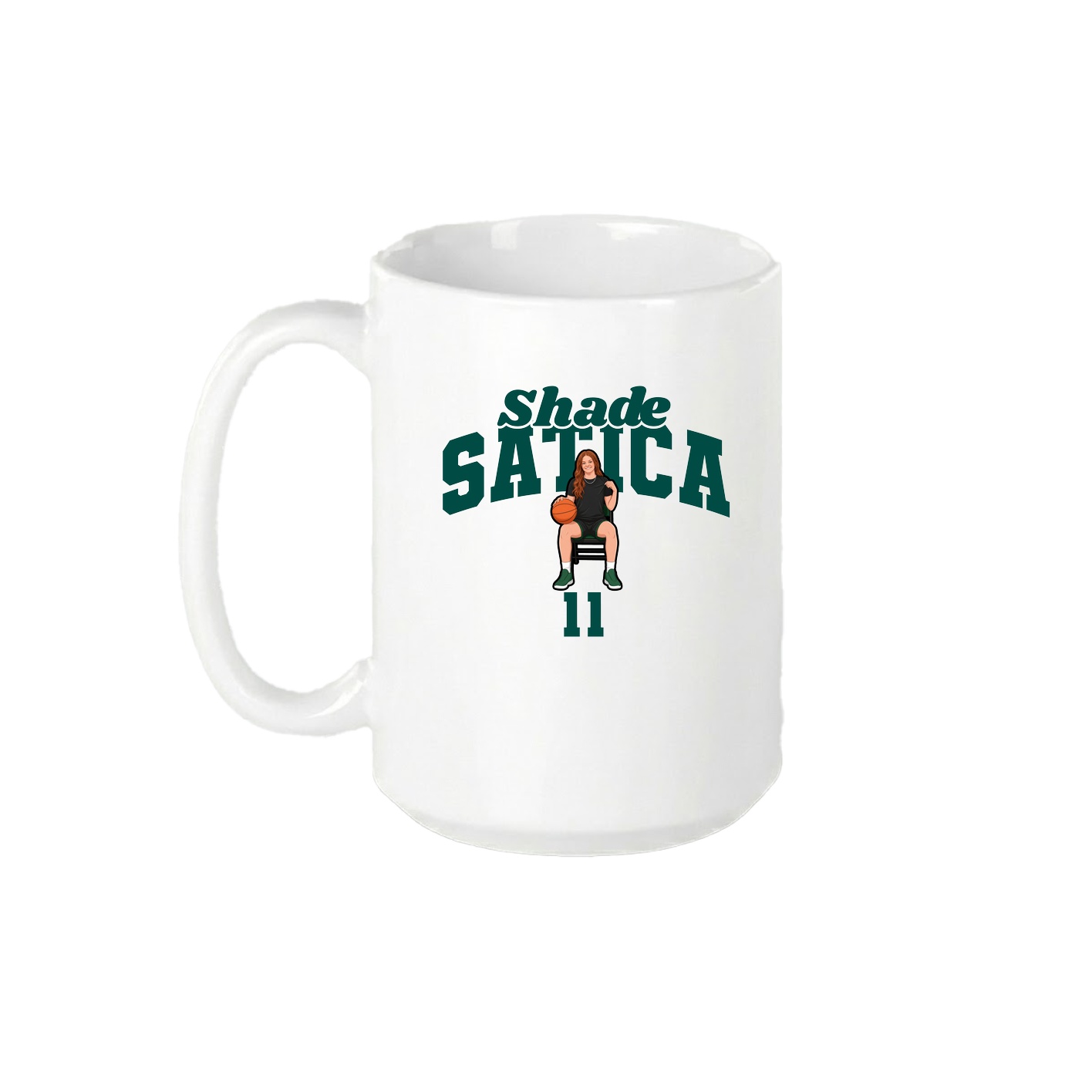 15oz Coffee Mug — Signature Arch in White