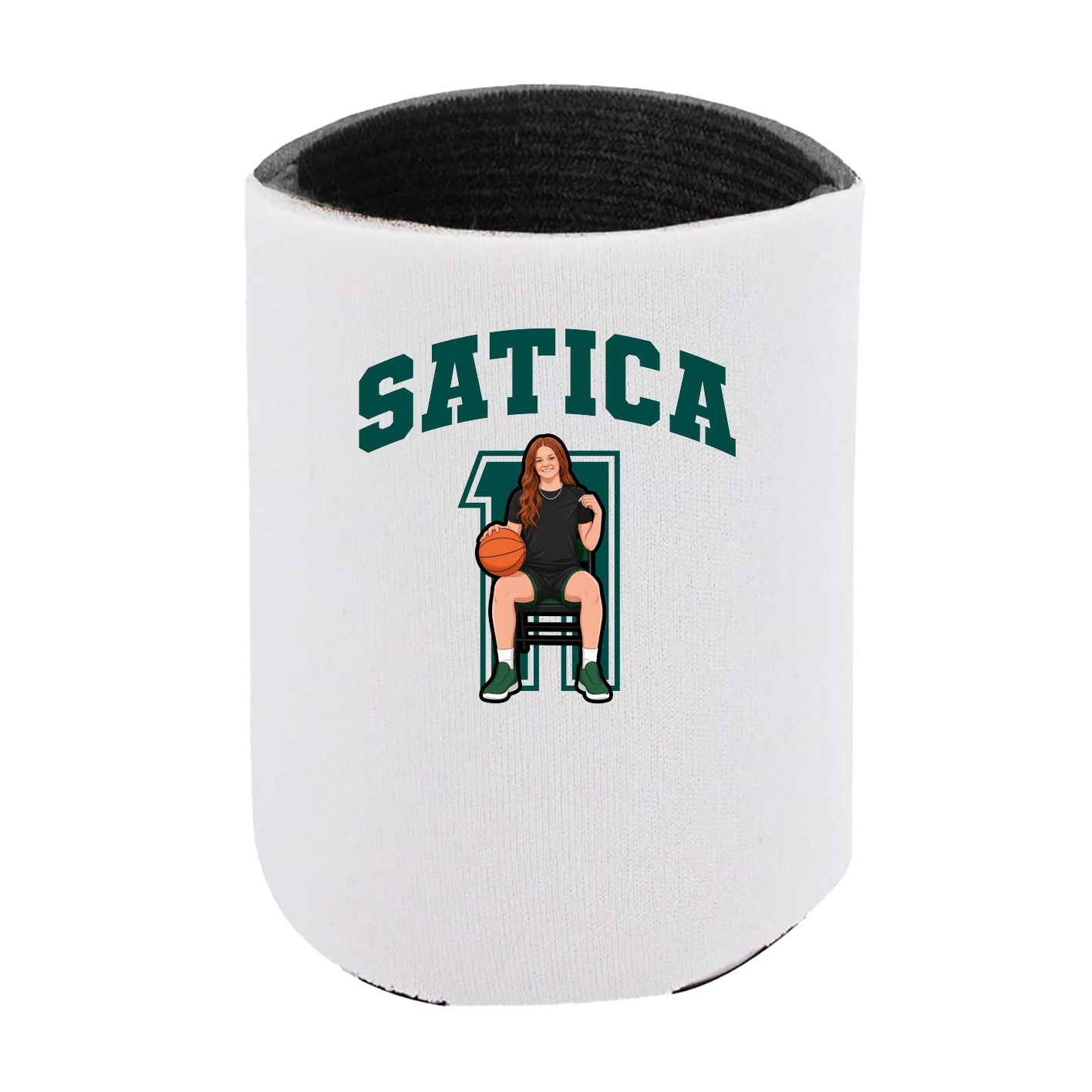Can Holder — Number in White