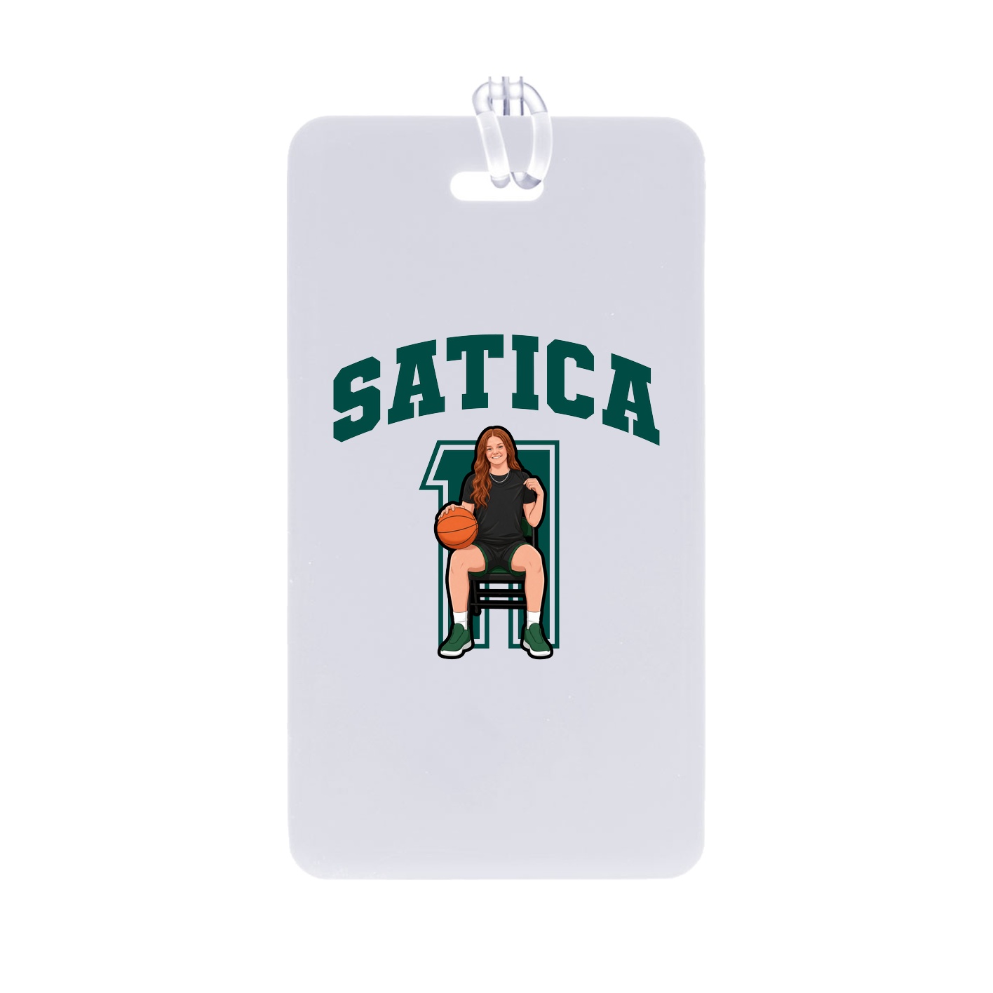 Bag Tag — Number in Classic