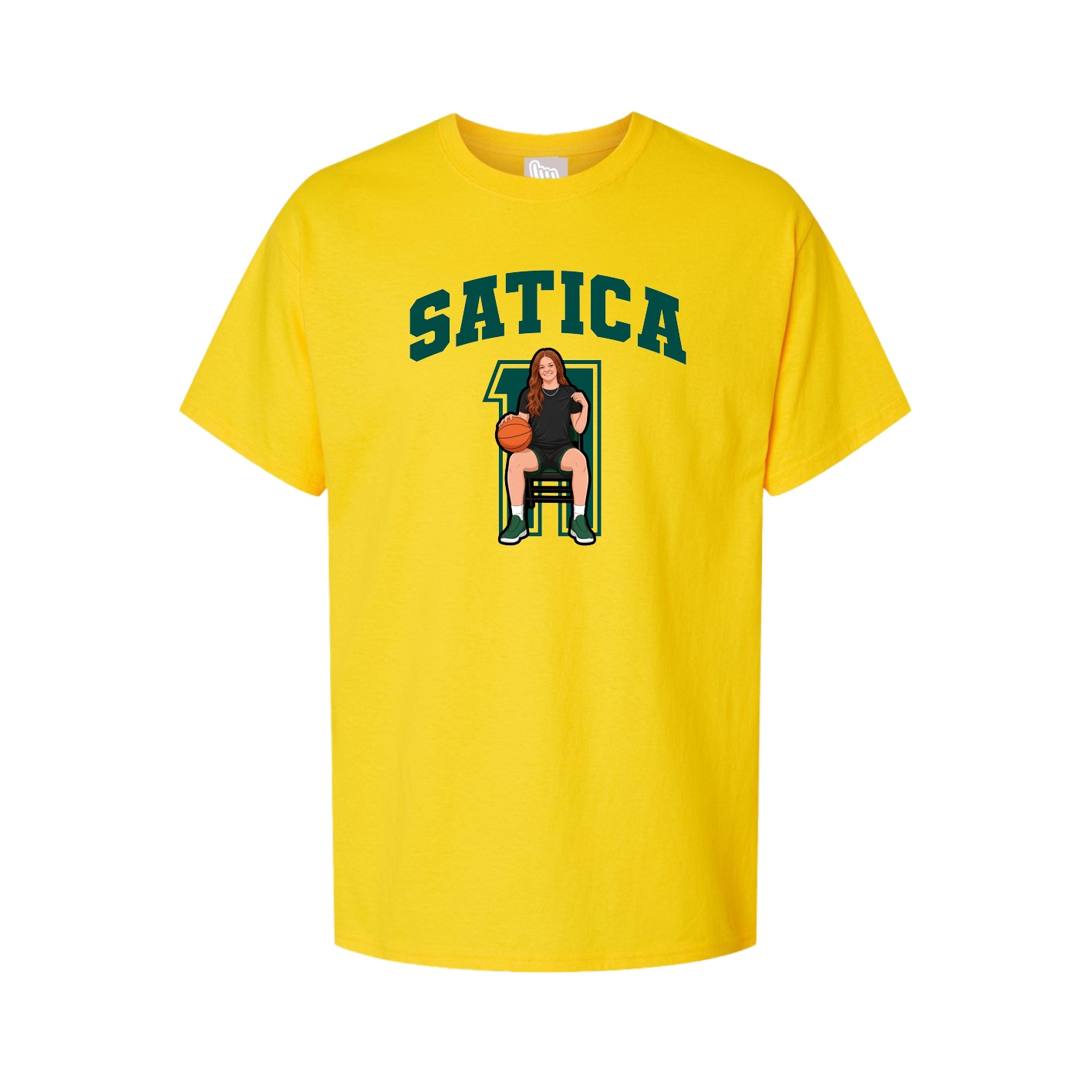 Tee — Number in Gold