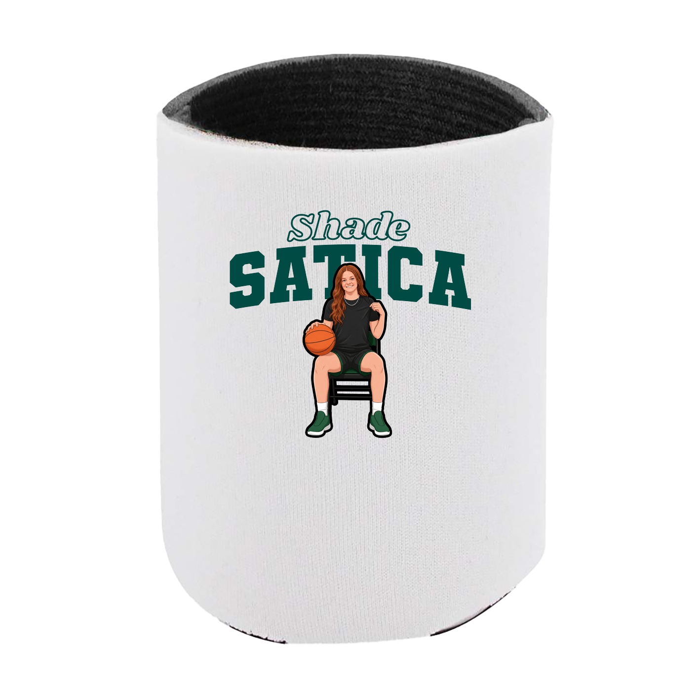 Can Holder — Name Arch in White