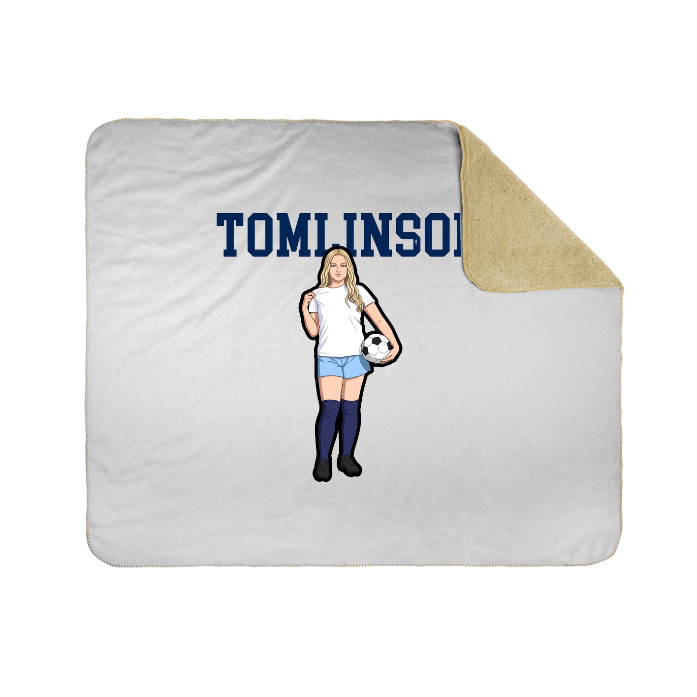 Throw Blanket — Shirsey in White
