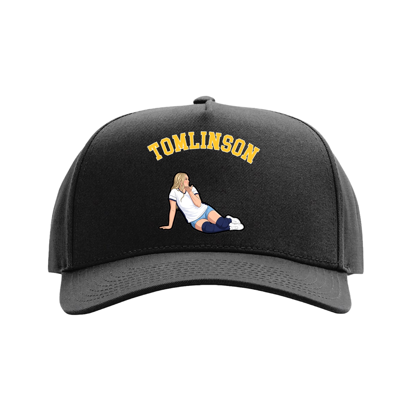 Full Fabric Five-Panel Champ Cap