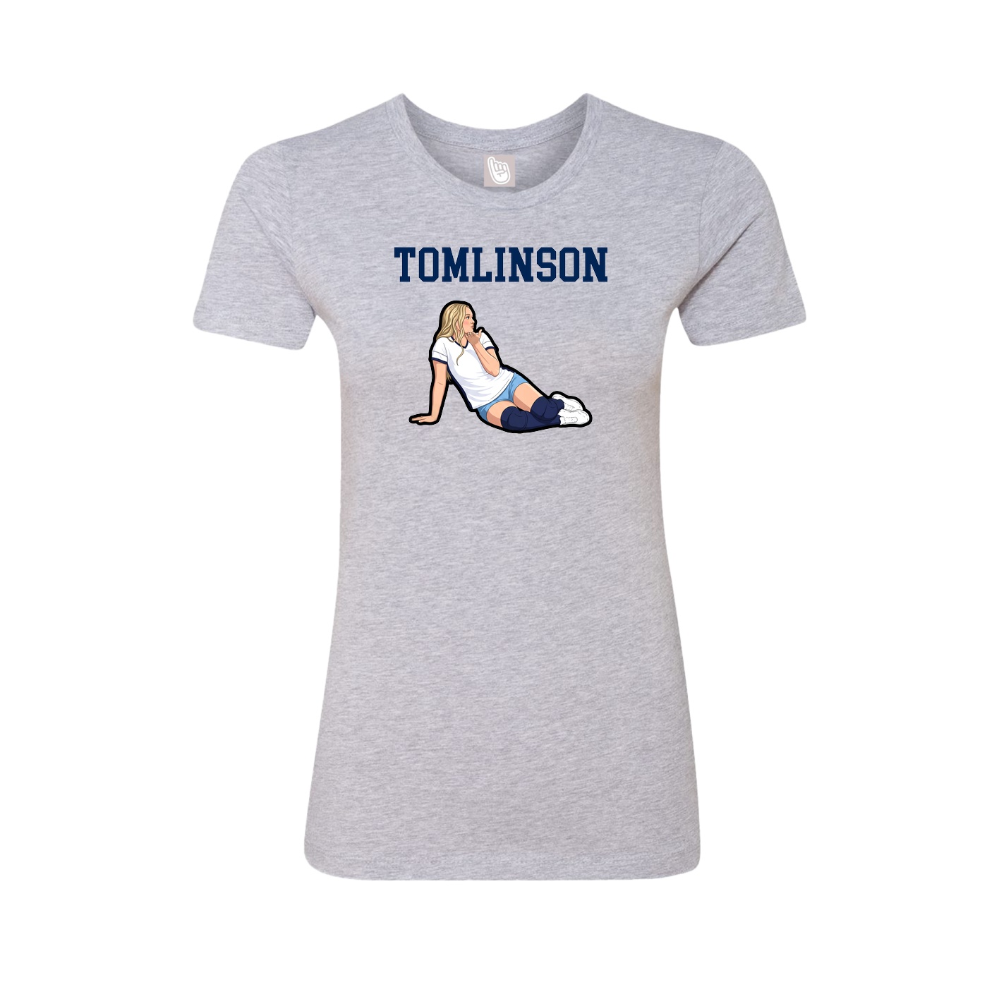 Fitted Women's Tee — Shirsey in Grey