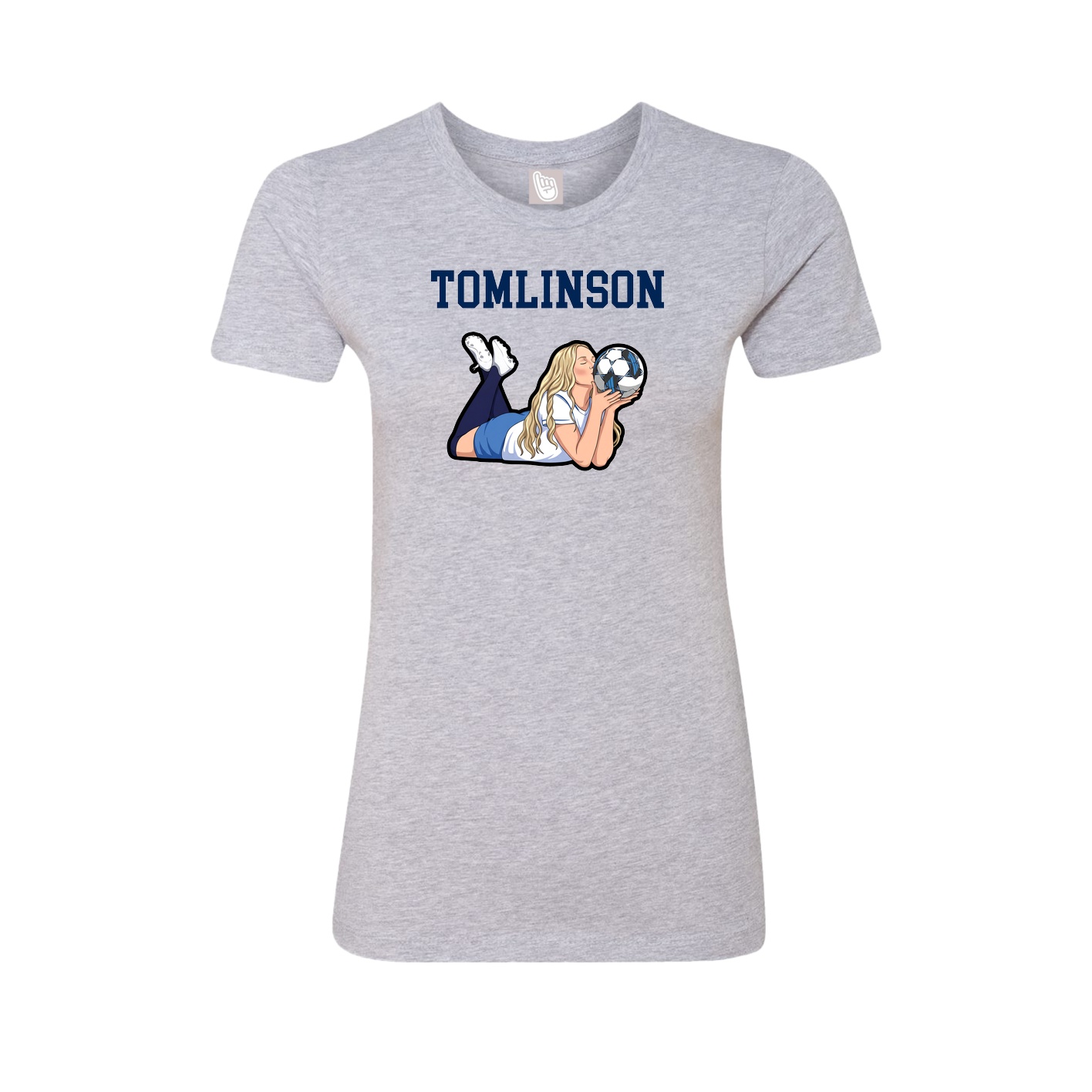 Fitted Women's Tee — Shirsey in Grey
