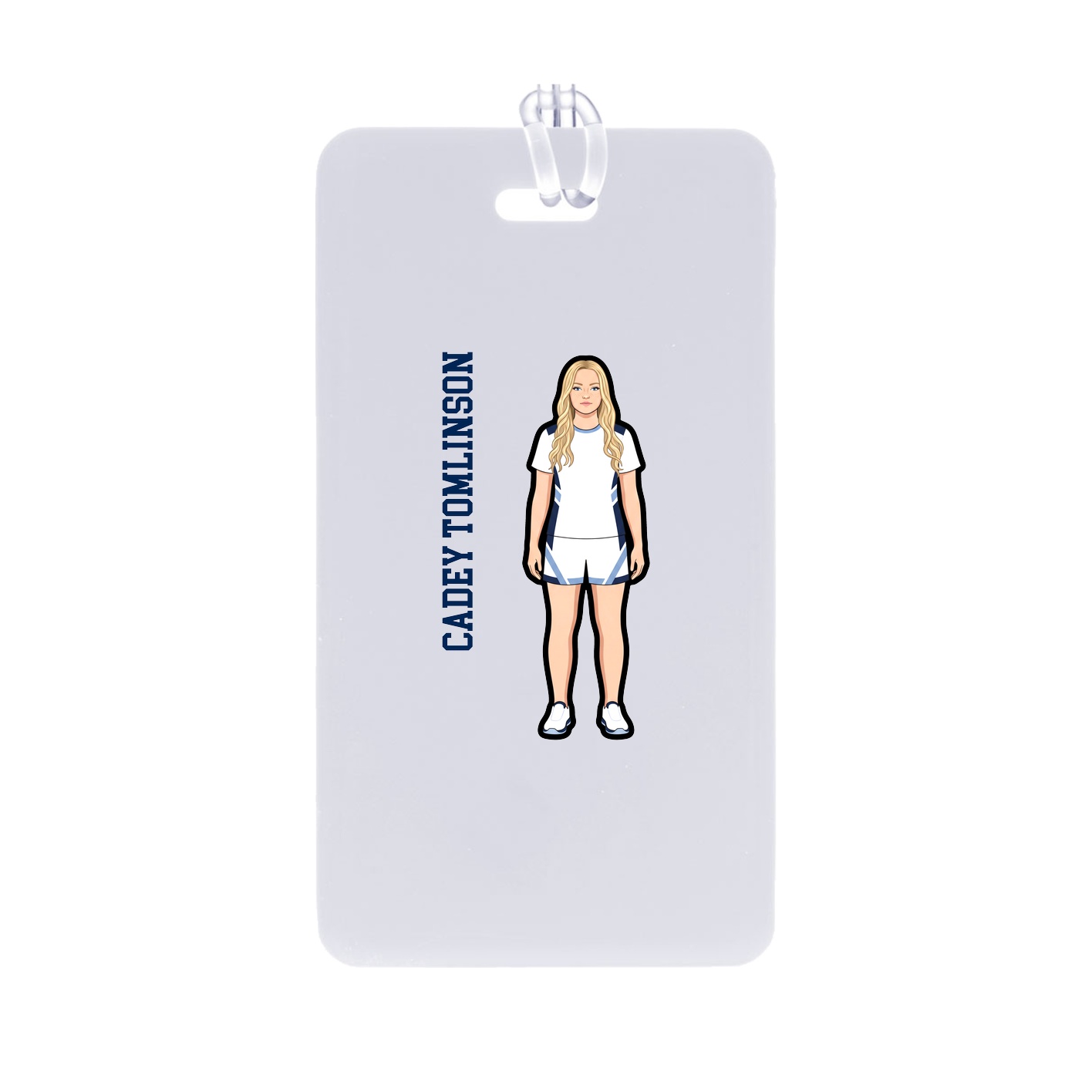 Bag Tag — Name Vertical in Classic