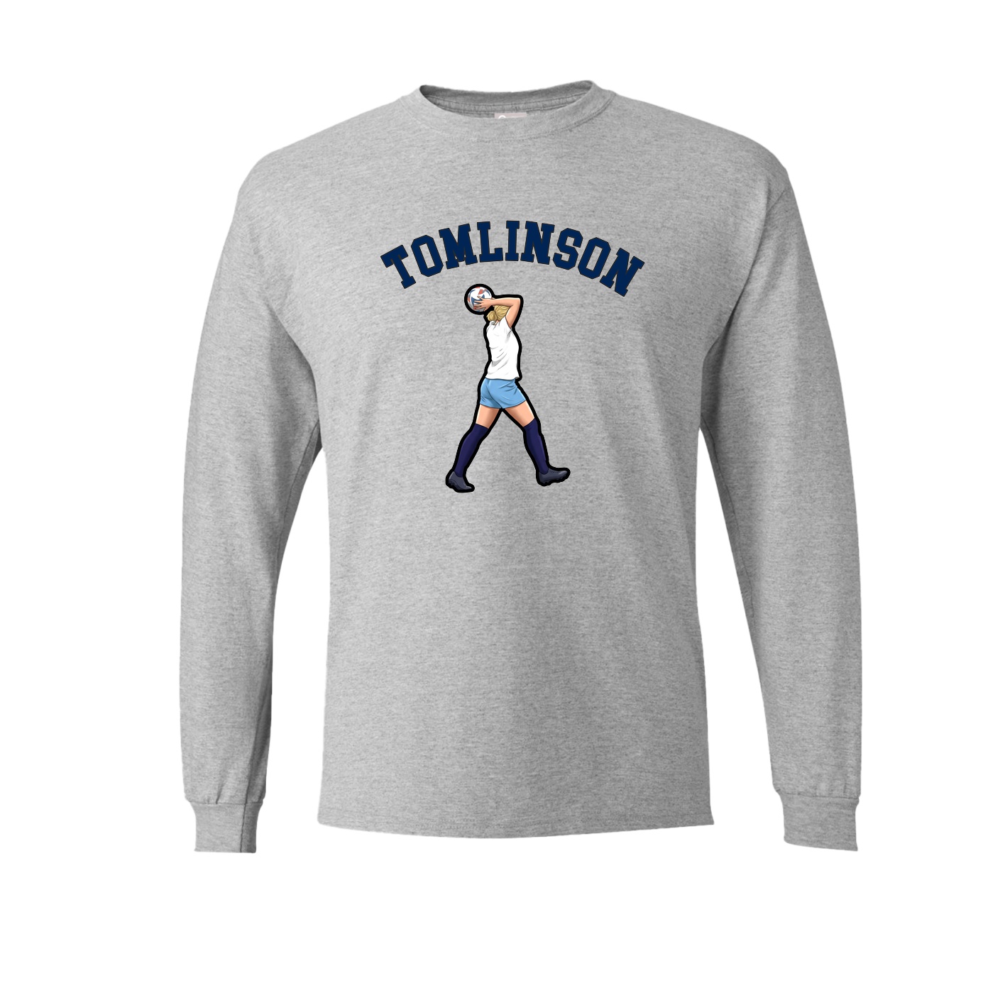 Long Sleeve Tee — Shirsey Arch in Grey