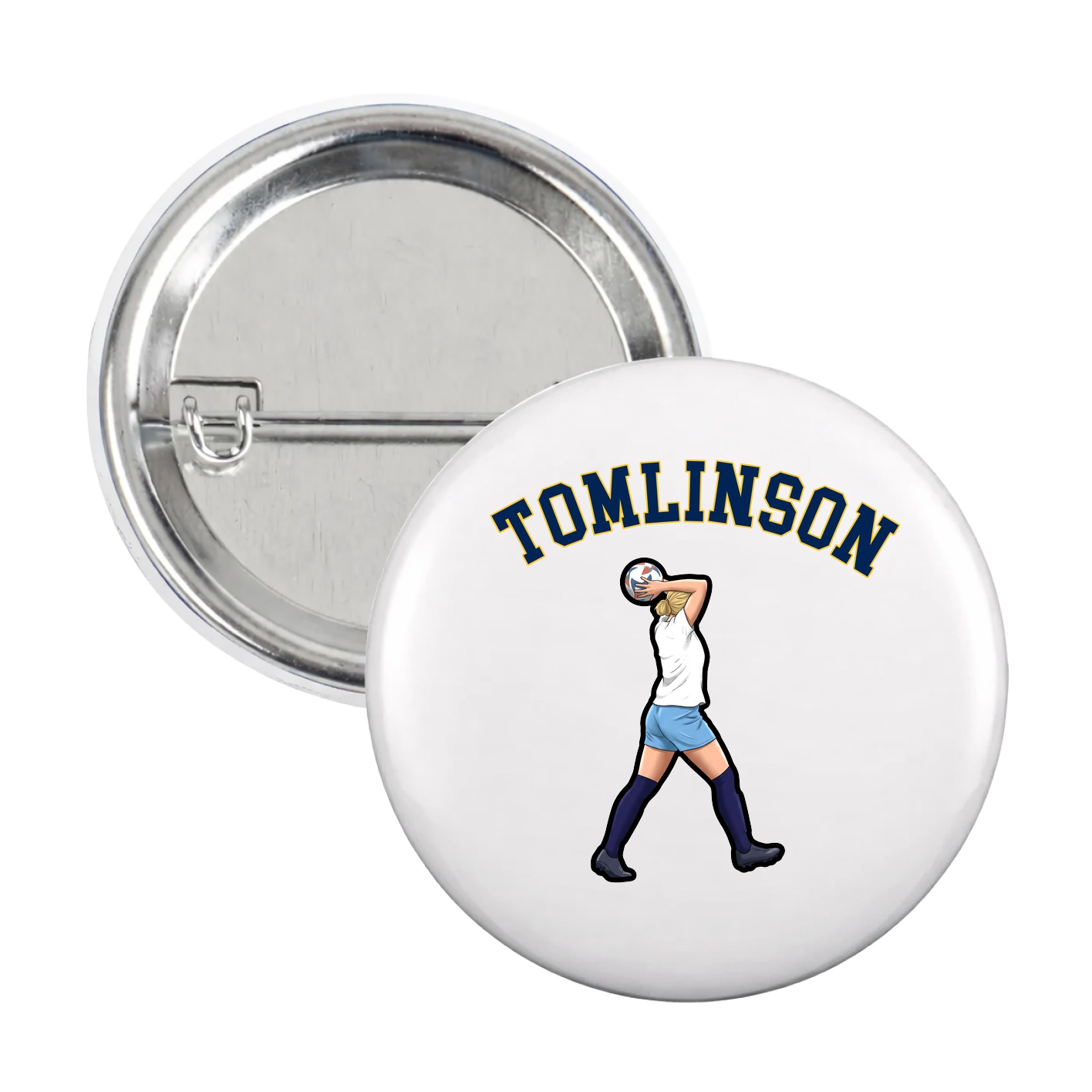 Game Day Button — Shirsey Arch in White