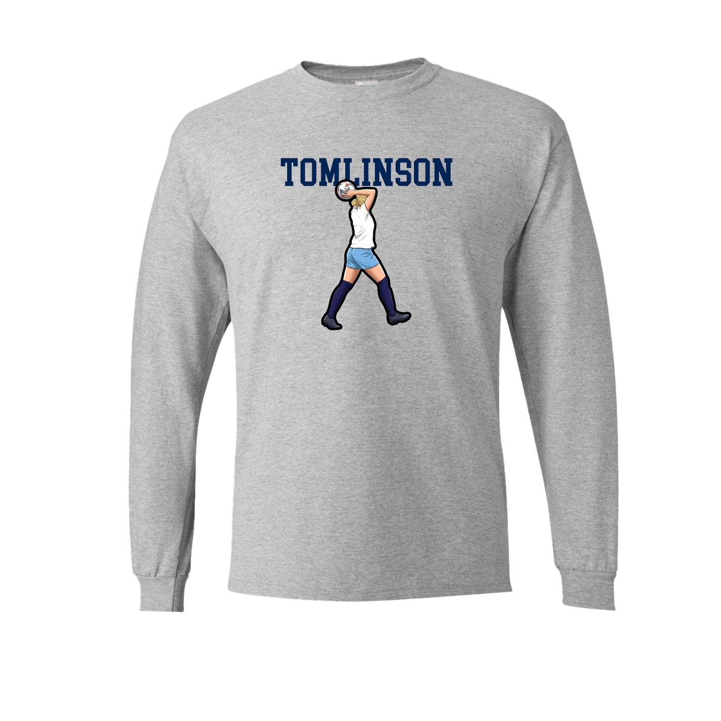 Long Sleeve Tee — Shirsey in Grey