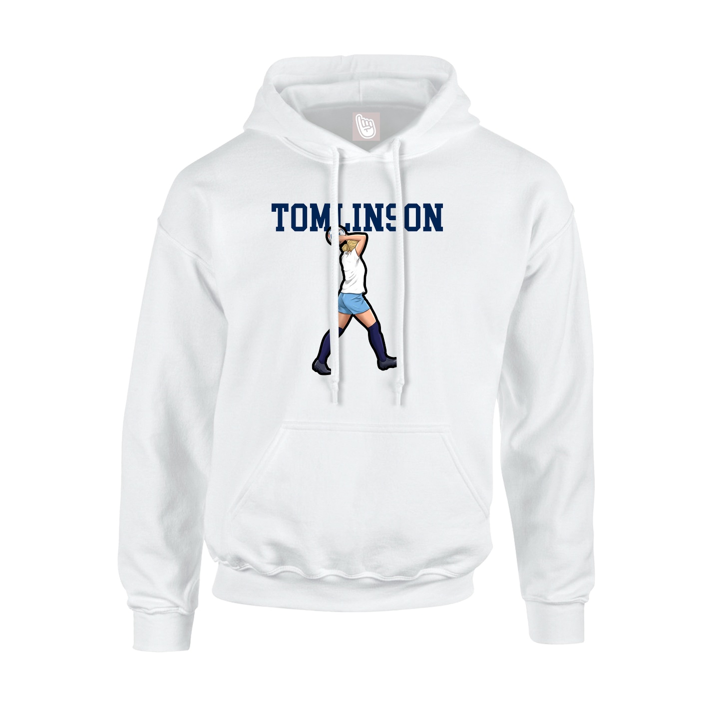 Hoodie — Shirsey in White