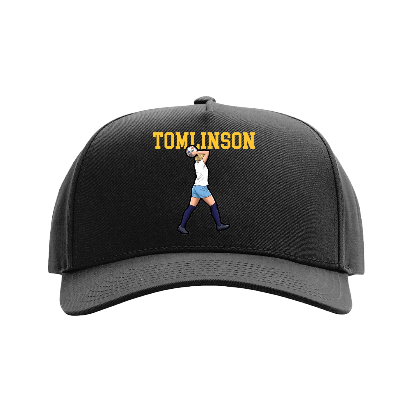 Full Fabric Five-Panel Champ Cap