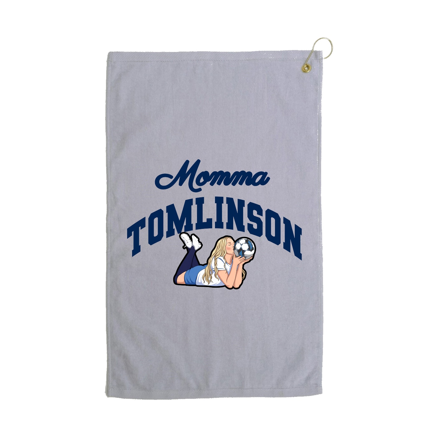 Golf Towel — Mothers Day Arch in Grey