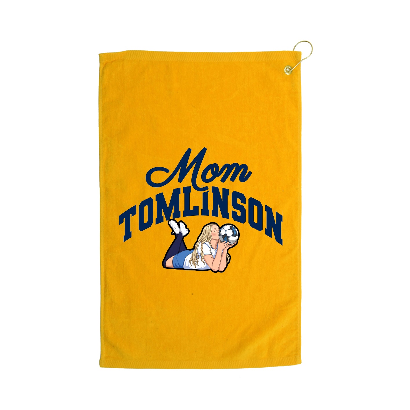 Golf Towel — Mothers Day Arch in Gold