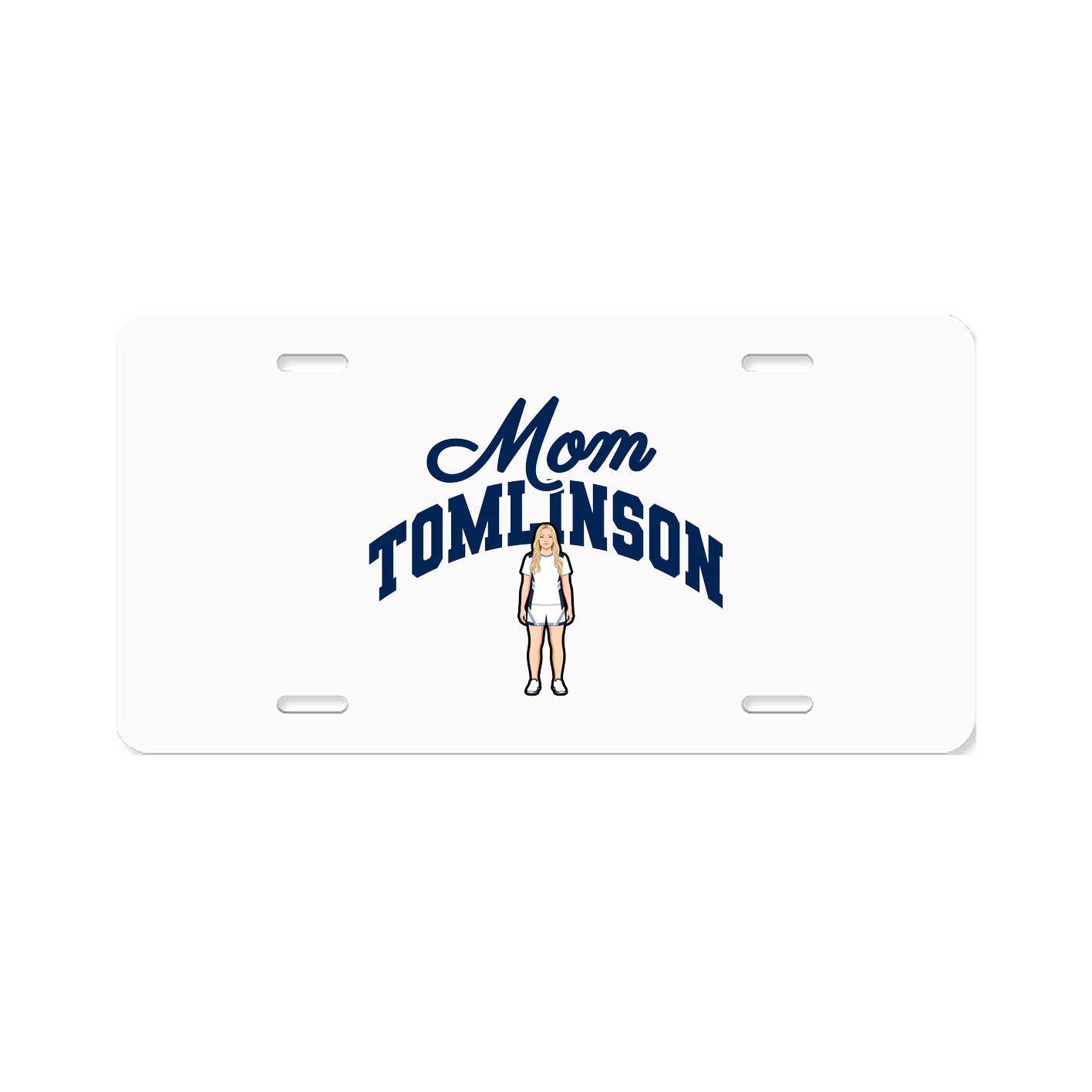 License Plate — Mothers Day Arch in Classic