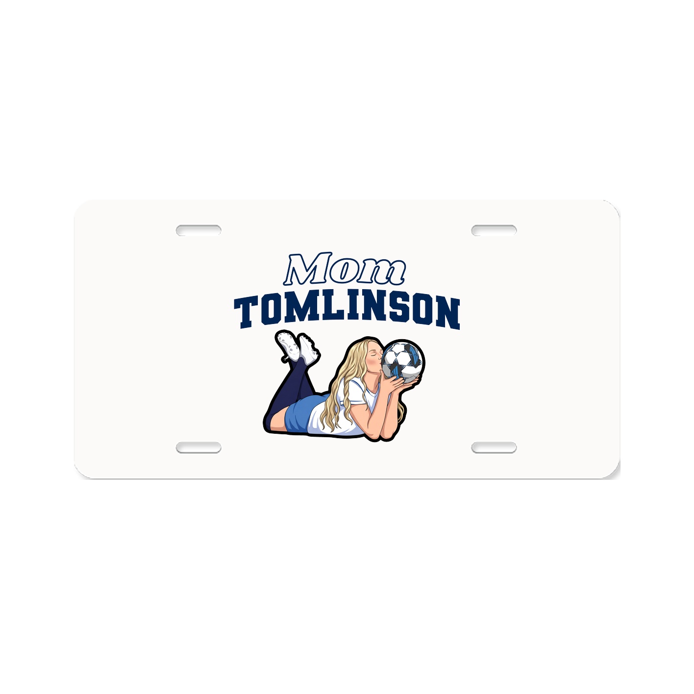 License Plate — Mothers Day Block in Classic