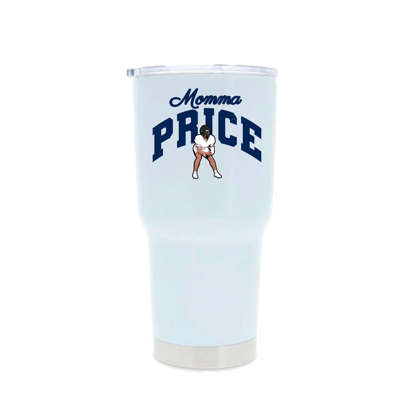 30oz Stainless Steel Tumbler — Mothers Day Arch in White