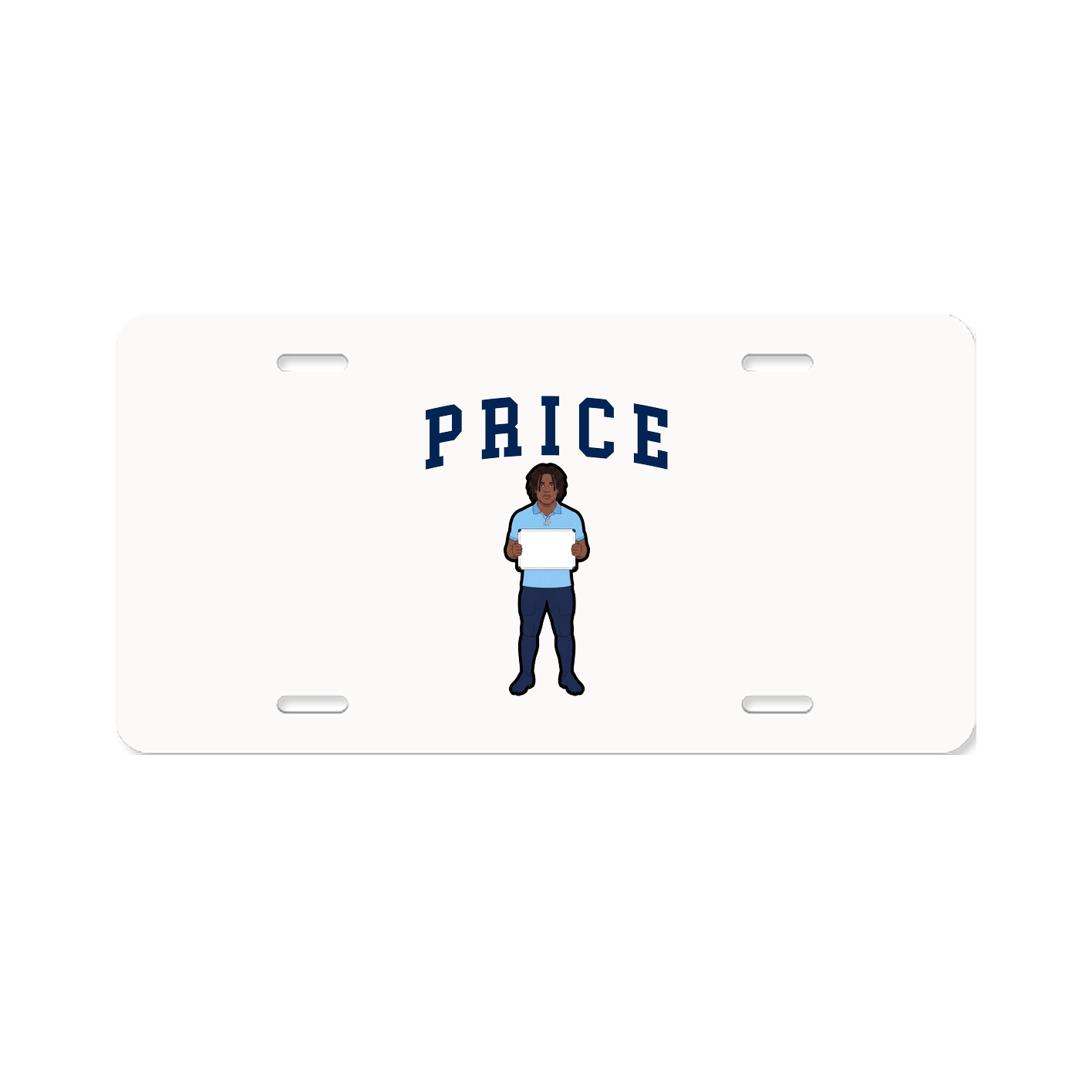 License Plate — Shirsey in Classic
